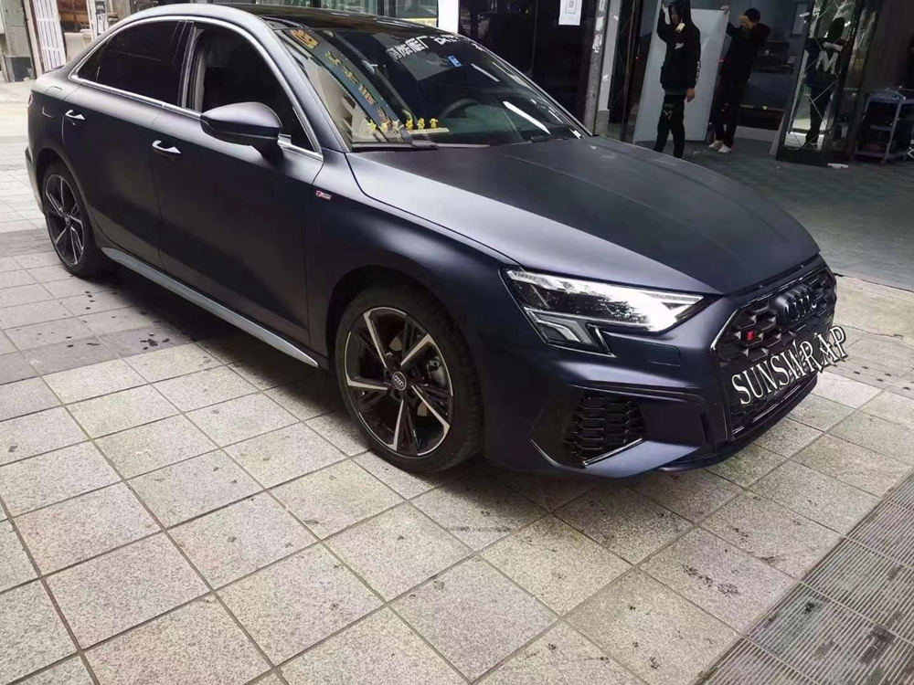 HD Ultra Matte Black Iridescent Blue