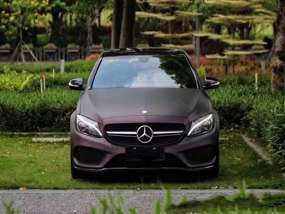 HD Matte Black Iridescent Purple