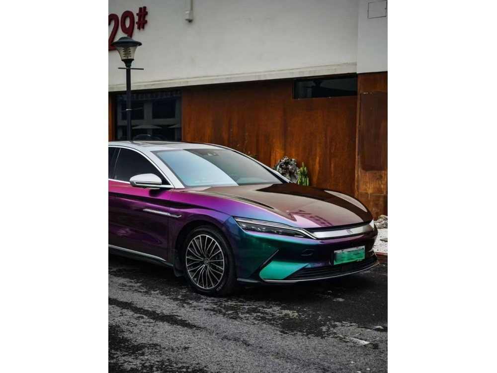 Grass Green to Crimson Red Chameleon PPF